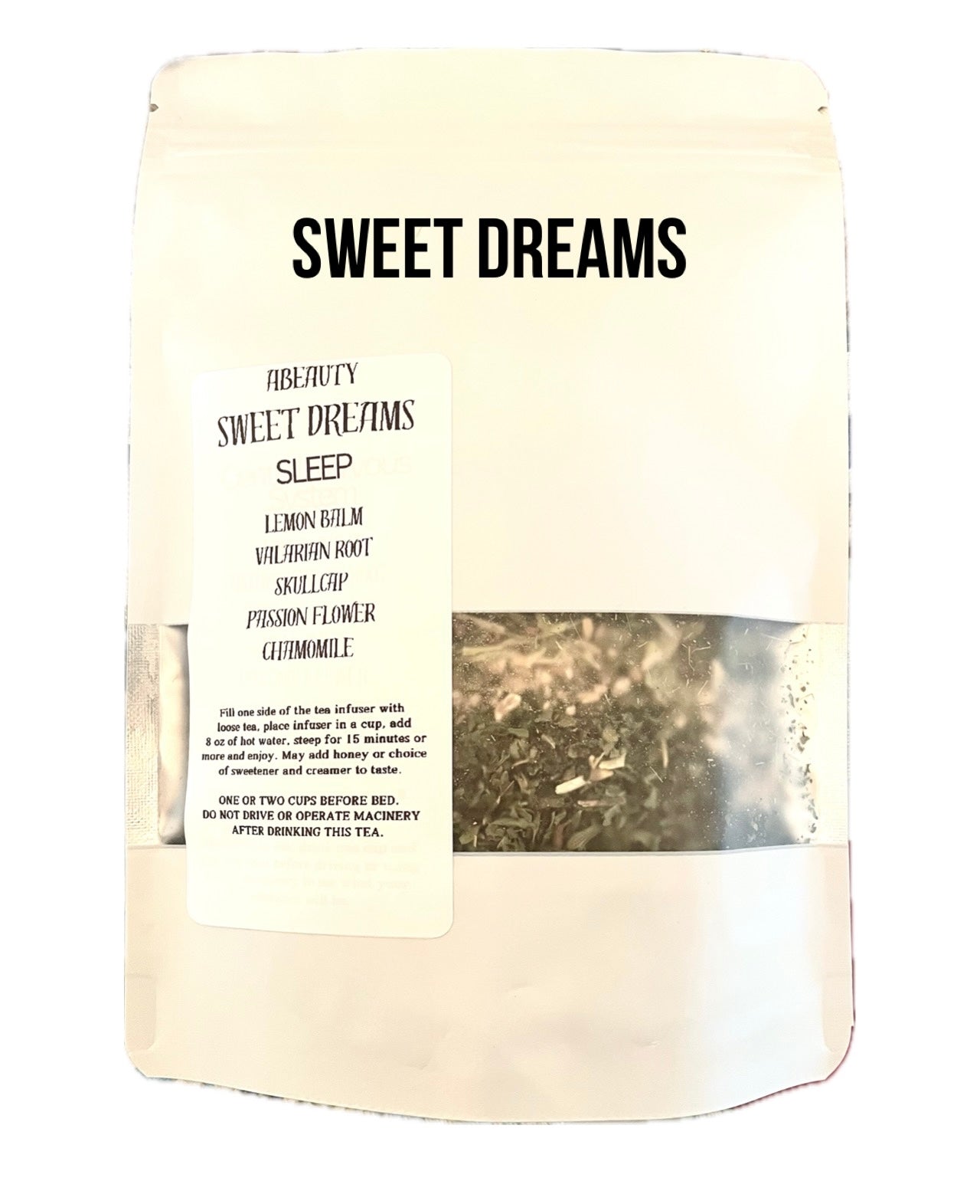 Sweet Dreams Tea Blend for insomnia