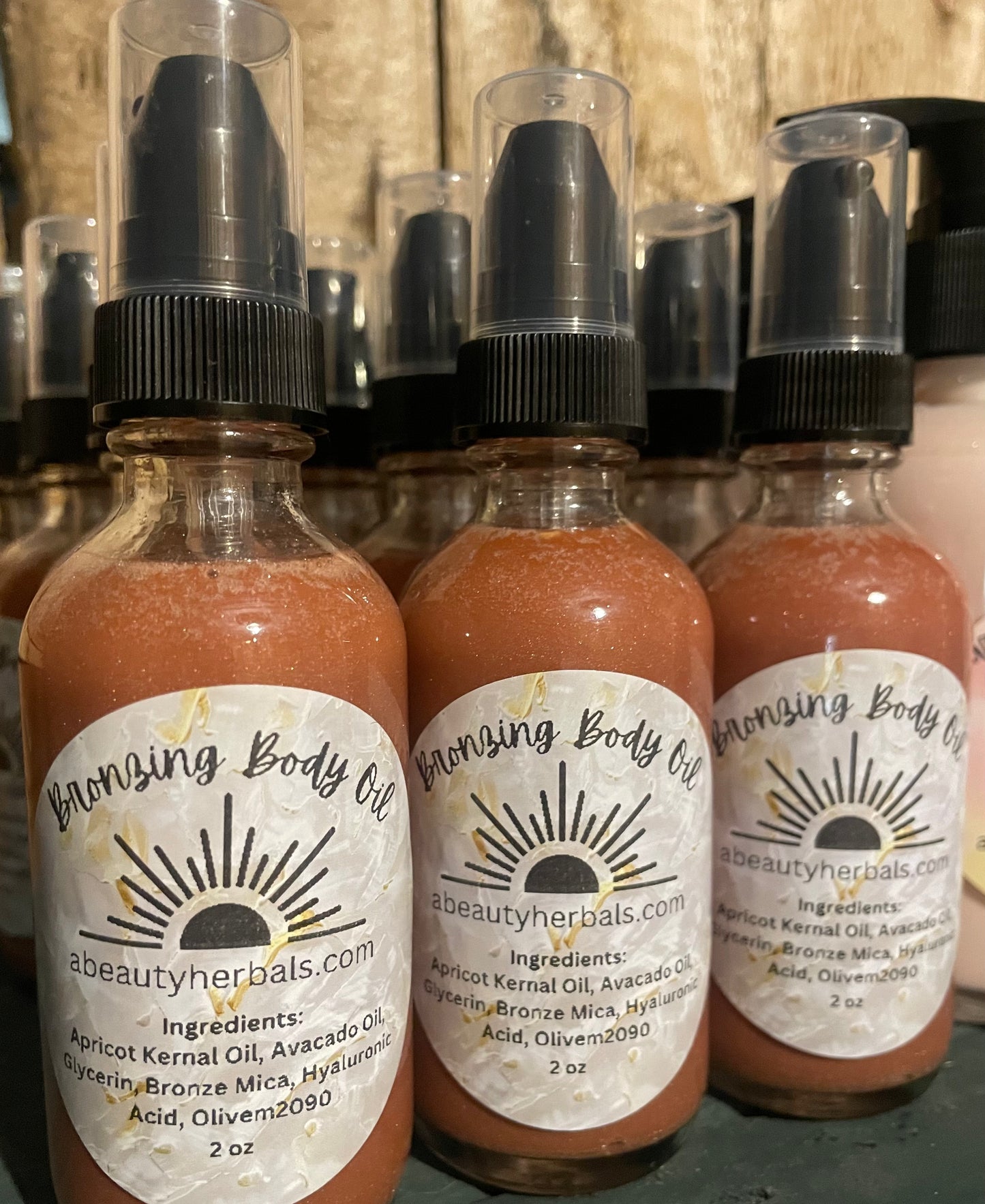 Bronzing Body Oil 2 oz bottle