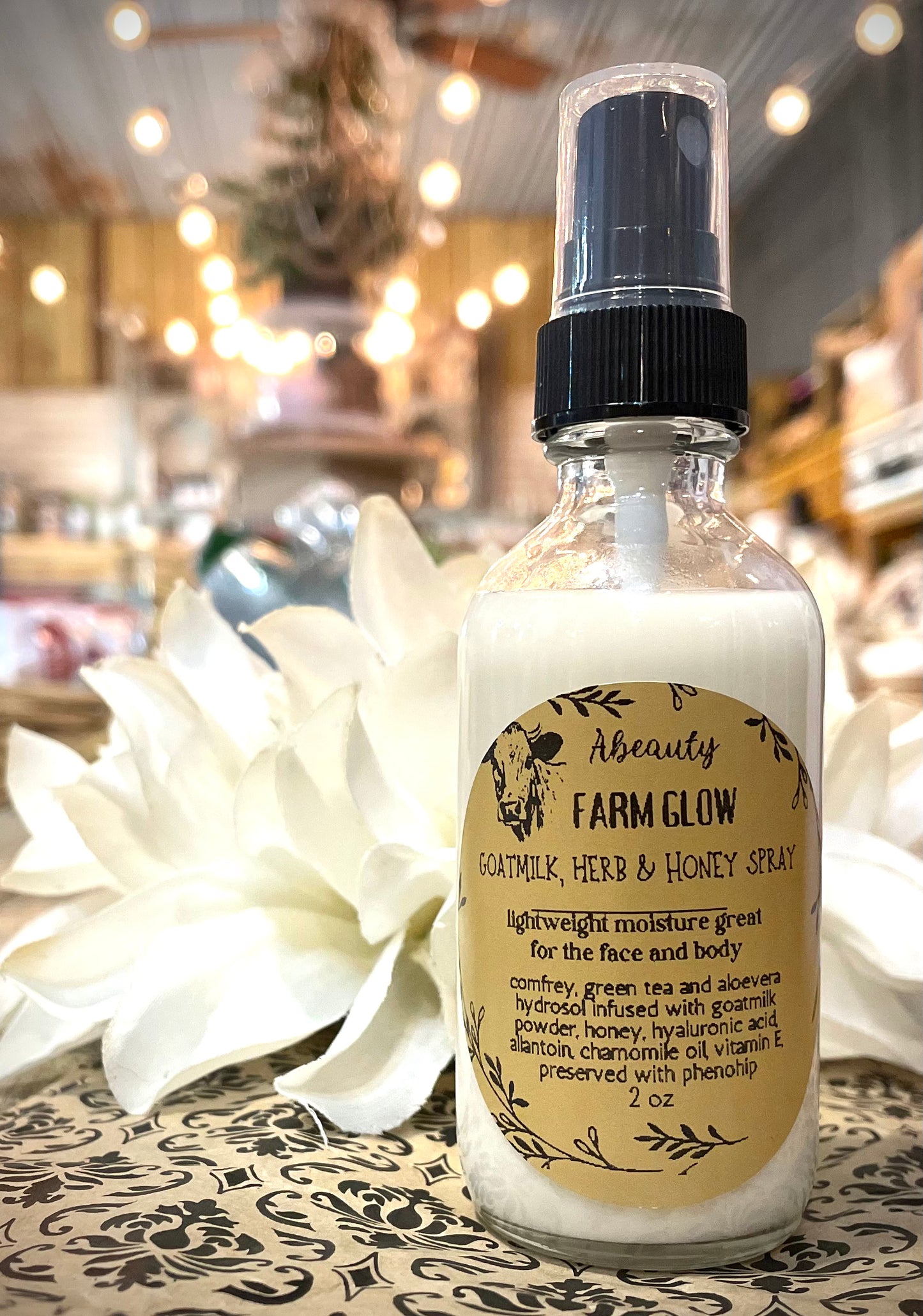 FarmGlow GoatMilk,Herb & Honey Spray