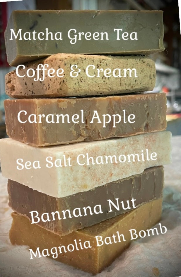 Handcrafted Goat Milk and Herbal Tea Soap