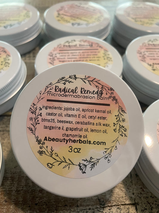 Radical Remedy microdermabrasion balm