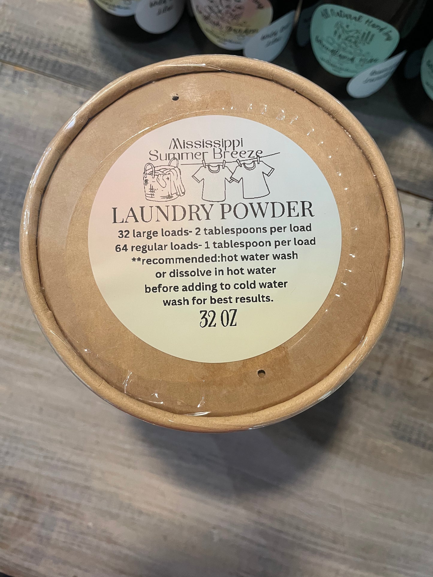 Limited Item : Mississippi Breeze Laundry Powder 32 oz tub