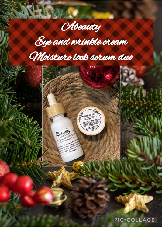 Abeauty Moisture Lock serum & bawsbae eye and wrinkle cream combo