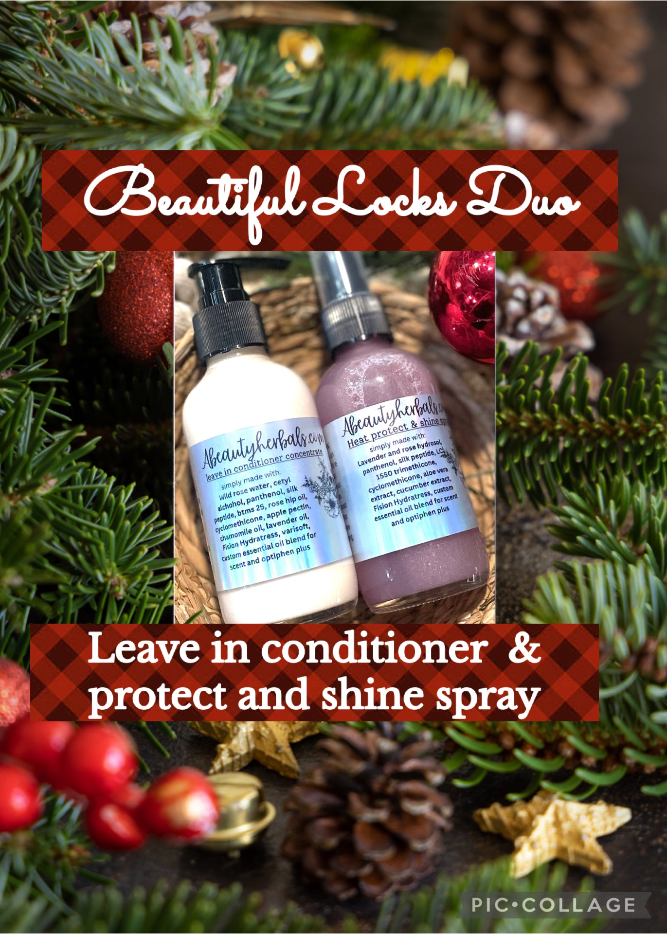 Hair Care condition, seal and shine gift set